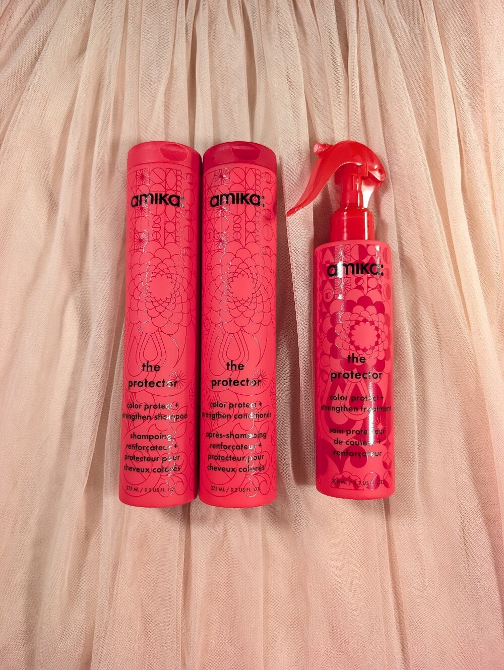 Amika Protector Color Protect Strengthen Shampoo, Conditioner & Treatment Set